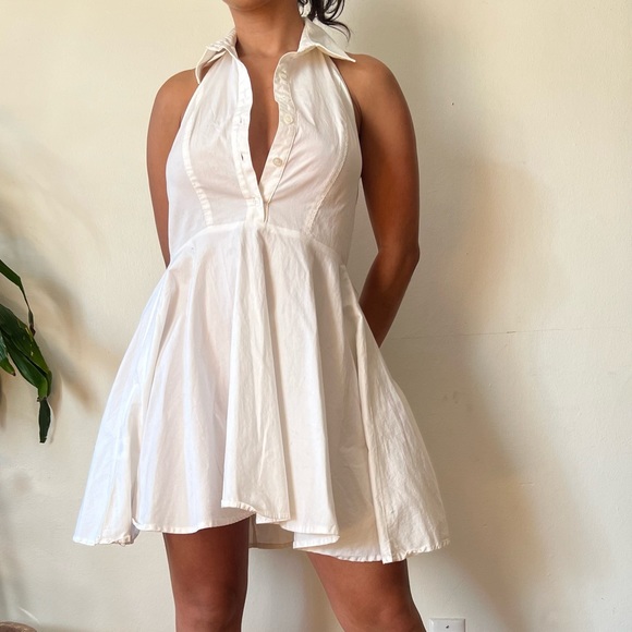 Cotton Spring Marilyn Halter Dress - Picture 5 of 5